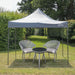 Dellonda Premium 3 x 3m Pop-Up Gazebo - Grey Dellonda - UK Camping And Leisure