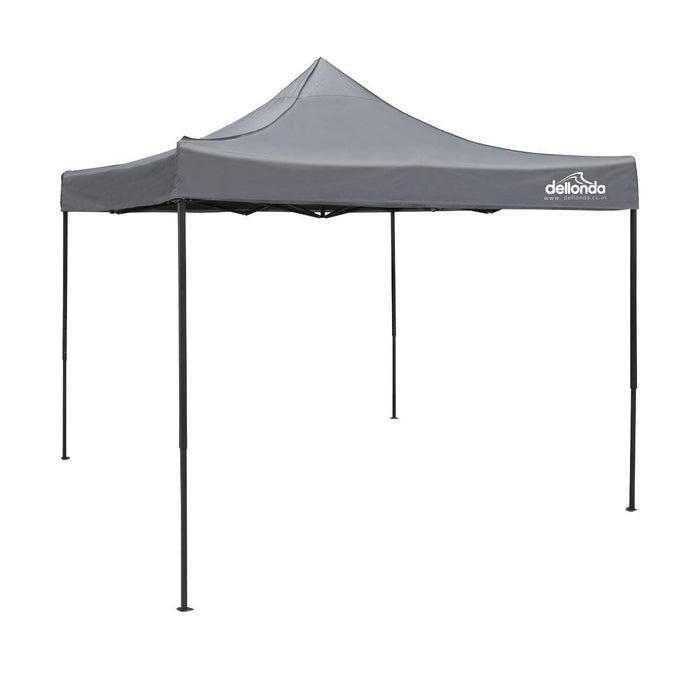 Dellonda Premium 3 x 3m Pop-Up Gazebo - Grey Dellonda - UK Camping And Leisure