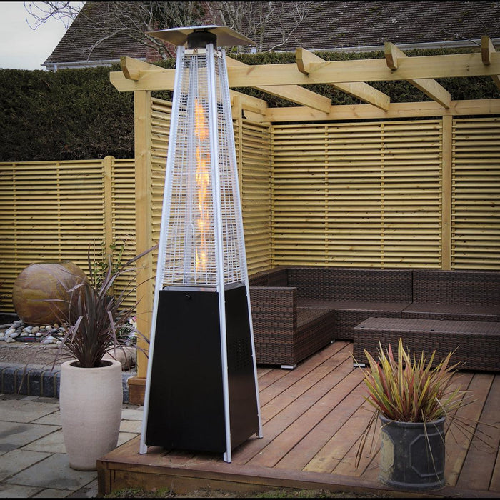 Dellonda Pyramid Gas Outdoor Garden Patio Heater 13kW Commercial & Home Use Dellonda - UK Camping And Leisure