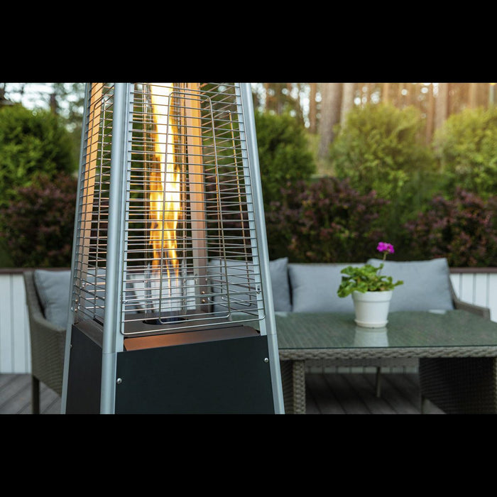 Dellonda Pyramid Gas Outdoor Garden Patio Heater 13kW Commercial & Home Use UK Camping And Leisure