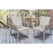 Dellonda Set of 6 Fusion Garden/Patio Dining Chairs with Armrests - Light Grey Dellonda - UK Camping And Leisure