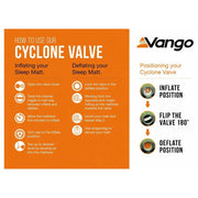 Vango Arcadia 10 Grande Self inflating Sleep Mat Grande Olive Vango - UK Camping And Leisure