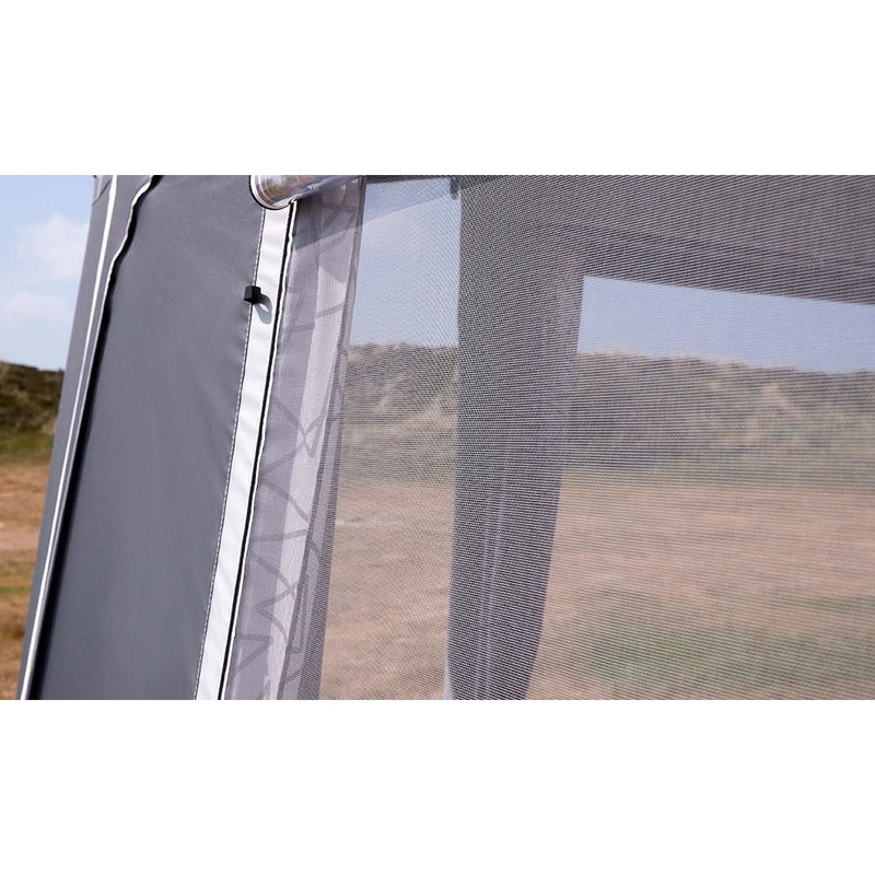 Isabella Ventura Pacific D250 Antracite Full Awning | poled, lightweight, porch