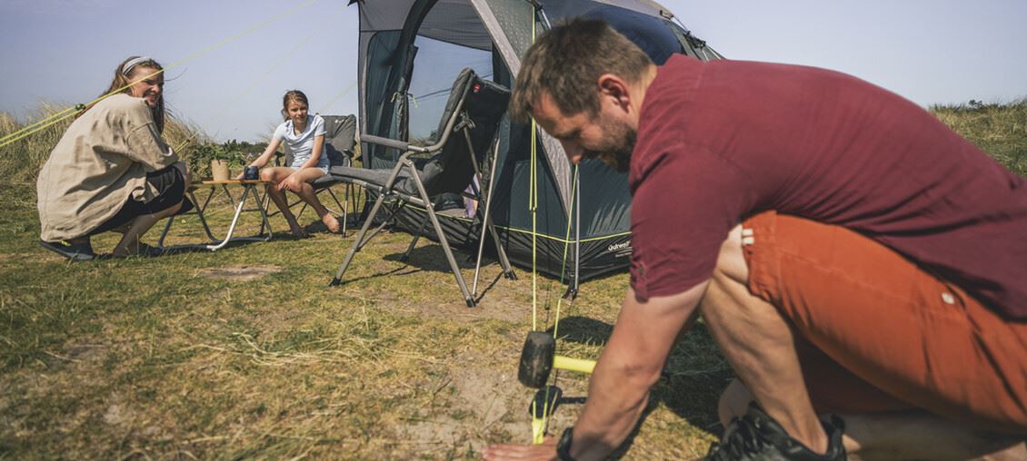 Outwell Sky 2 Pole Tent Blue 2 Person Outwell - UK Camping And Leisure