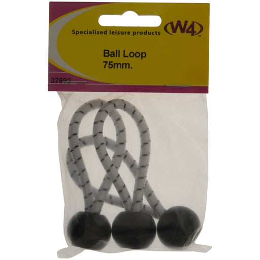 MDS1203 W4 Ball loops 75mm pack of 3 37692 W4 - UK Camping And Leisure