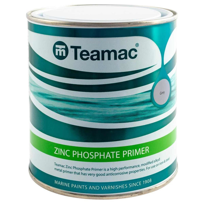 Teamac Zinc Phosphate Primer Grey (2.5 Litres) Teamac - UK Camping And Leisure