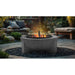 Dellonda Round MgO Fire Pit with BBQ Grill Ø75cm Safety Mesh Screen - Dark Grey Dellonda - UK Camping And Leisure