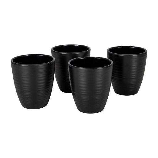 Bo-Camp Industrial Collection Mug Orville 4 Pieces Black Bo-Camp - UK Camping And Leisure