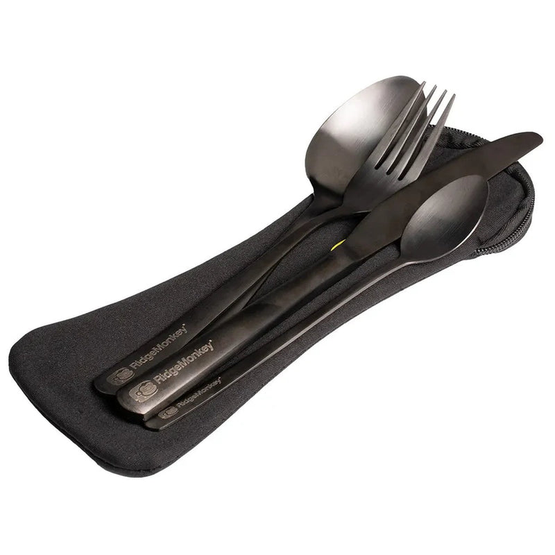 RidgeMonkey DLX Cutlery Set RidgeMonkey - UK Camping And Leisure