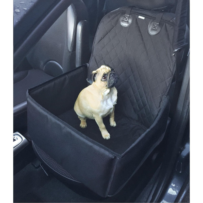 Dog Car Front Seat Cover Pet Safety Protector Hammock Waterproof Mat & Seatbelt Streetwize - UK Camping And Leisure