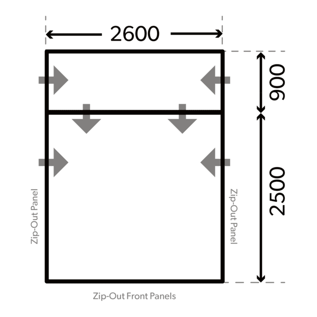 Dometic Club AIR Pro 260 DA Inflatable Drive-away Awning Dometic - UK Camping And Leisure