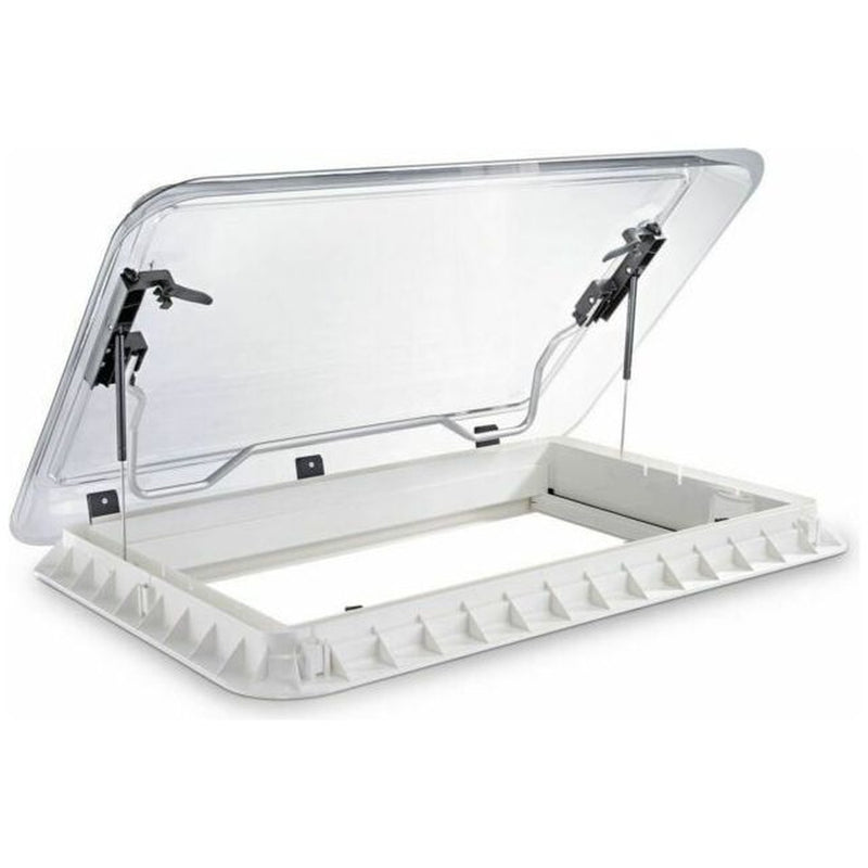 Dometic Heki 2 De Luxe Roof window for caravans, with integrated lights and honeycomb blind Dometic - UK Camping And Leisure