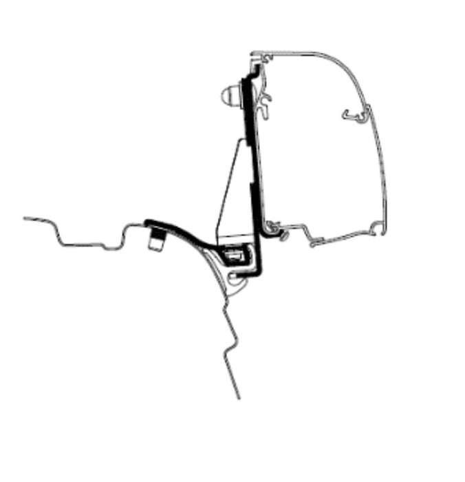 Thule Adapter T Omnistor 4200 Awnings VW T5/T6 Compact Van Reimo Multirail LWB (LHD) Thule - UK Camping And Leisure