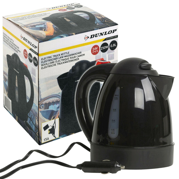 Dunlop 0.8Ltr 24V Travel Kettle Dunlop - UK Camping And Leisure