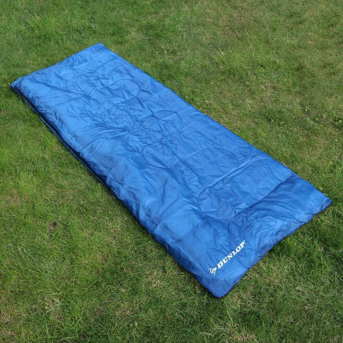 Dunlop Single Blankets Sleeping Bag 190 X 75 cm Summer 1 Person Sleeping Bag Dunlop - UK Camping And Leisure