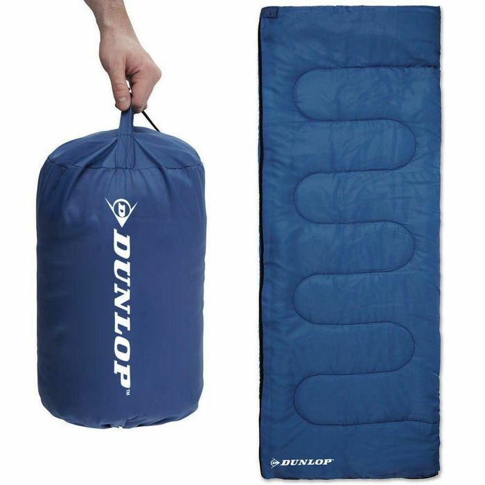 Dunlop Single Blankets Sleeping Bag 190 X 75 cm Summer 1 Person Sleeping Bag UK Camping And Leisure