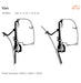 Thule Adapter T Omnistor 4200 awning – Van (1 × 4 cm + 2 × 8 cm Brackets) Thule - UK Camping And Leisure