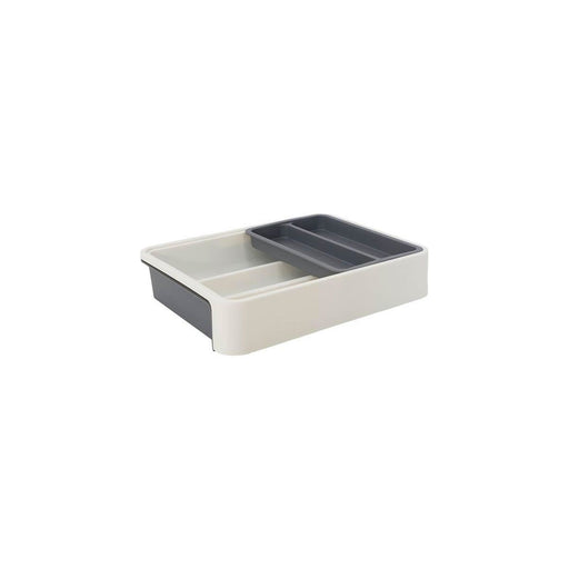 Gimex Cutlery Drawer Adjustable Grey/White Gimex - UK Camping And Leisure
