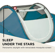 Coleman Fast Pitch Pop Up Galiano 2 Person Blue Tent Coleman - UK Camping And Leisure