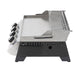 Dellonda 4 Burner Stainless Steel Portable Gas Plancha with Warming Rack 10kW Dellonda - UK Camping And Leisure