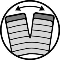 Outwell Camper Lux Double Forest Green Double Sleeping Bag Outwell - UK Camping And Leisure