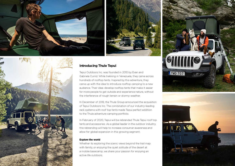 Thule Tepui Autana 4-person roof top tent haze grey 901500 Thule - UK Camping And Leisure