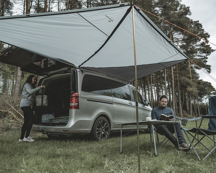 Easy Camp Lom Tri Campervan Canopy Grey Sun Shade Easy Camp - UK Camping And Leisure