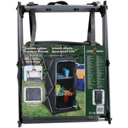 Camping Storage Cupboard Cabinet Folding Canvas Clothes Wardrobe 2 Shelves