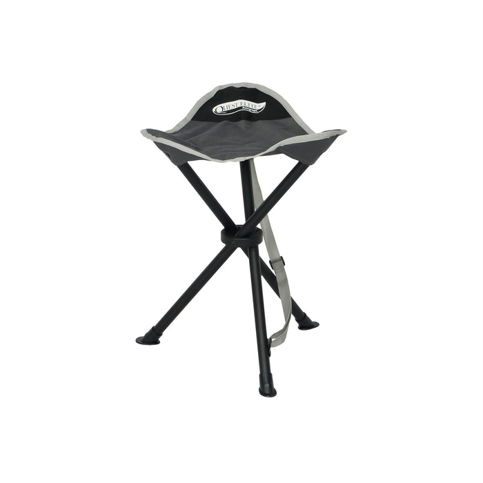 Quest Autograph Devon Stool Foot Rest (Black Edition) Quest - UK Camping And Leisure