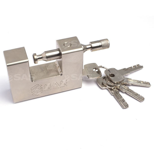 SAS Security Products SAS C-Type Padlock for Chains or Cables Lock Keyed Alike - Image 2 of 3 | UK Camping and Leisure