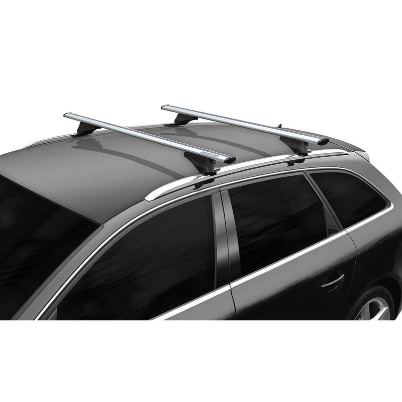 Menabo Leopard Silver L Duo Rail Roof Bars (75g Max.) Menabo - UK Camping And Leisure