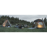 Easy Camp Rands Tipi Tent Dark Sand 8 Person Easy Camp - UK Camping And Leisure