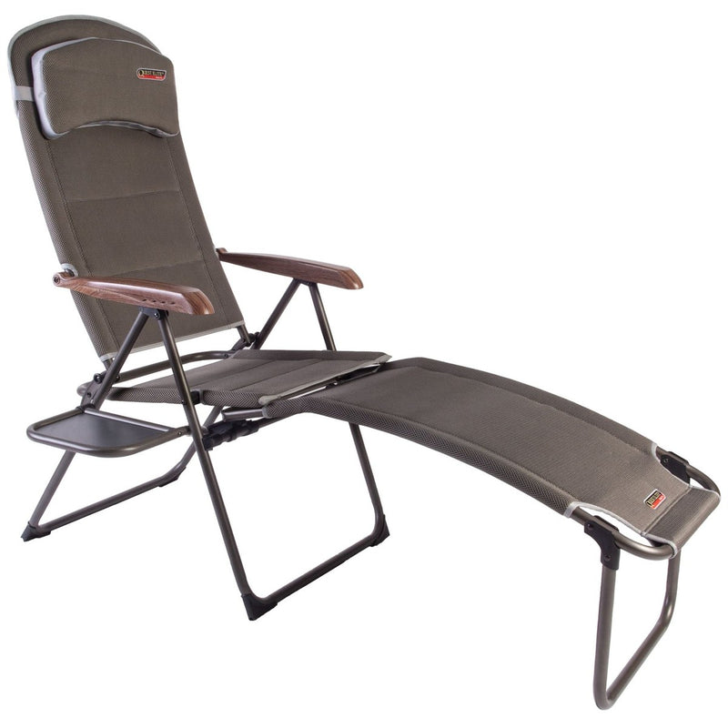 Quest Naples Pro Recline Camping Caravan Chair with Side Table Quest - UK Camping And Leisure
