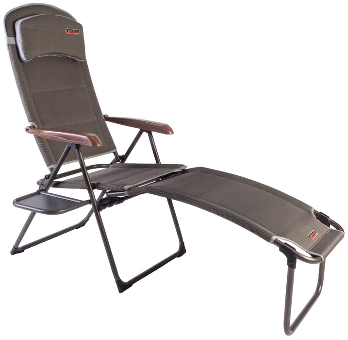 Quest Naples Pro Recline Camping Caravan Chair with Side Table Quest - UK Camping And Leisure