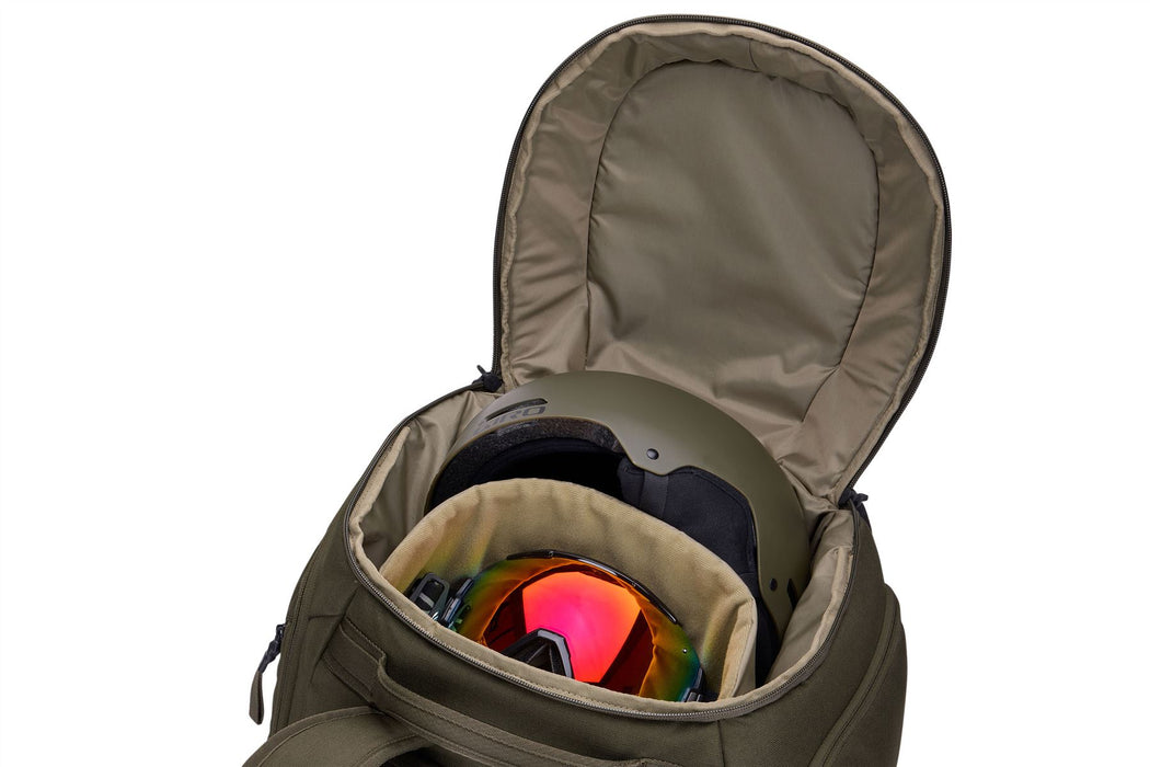 Thule RoundTrip Snowboard and ski boot backpack 60L deep khaki Thule - UK Camping And Leisure
