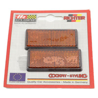 Red Triangular Reflector for Safety on Caravans and Motorhomes