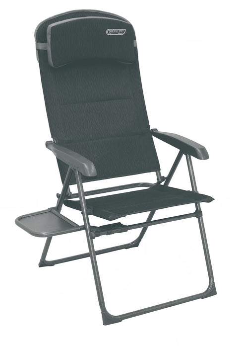 Quest Ragley Pro Recline Camping Caravan Chair with Side Table Quest - UK Camping And Leisure
