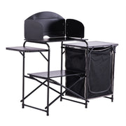 Quest Oregano Kitchen Camping Stand (black) Quest - UK Camping And Leisure
