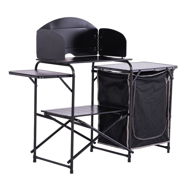 Quest Oregano Kitchen Camping Stand (black) Quest - UK Camping And Leisure