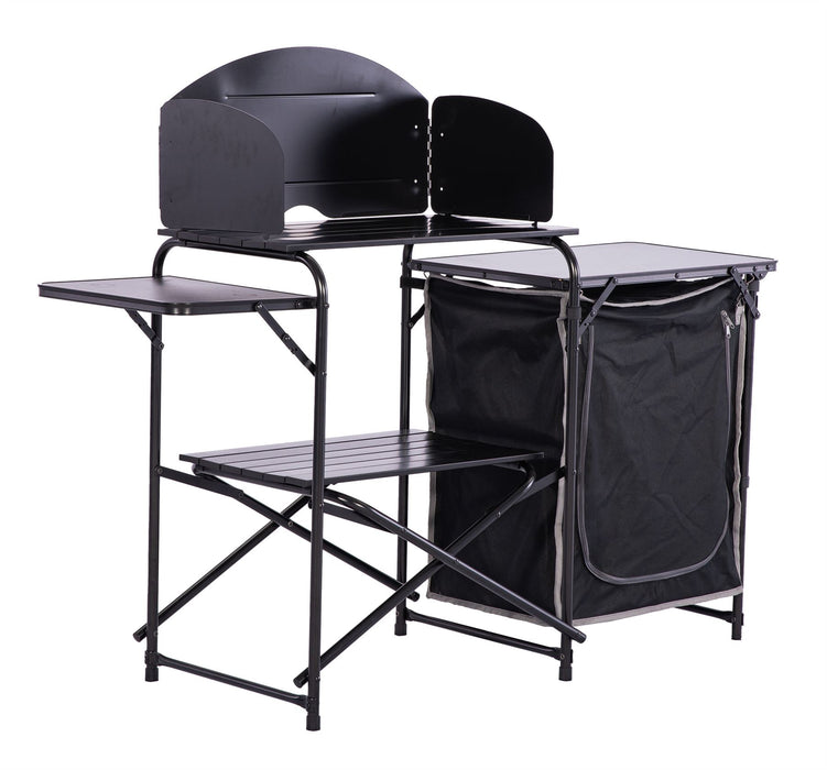 Quest Oregano Kitchen Camping Stand (black) Quest - UK Camping And Leisure