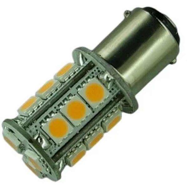 18 LED BA15D Bayonet Tower Bulb Cool White