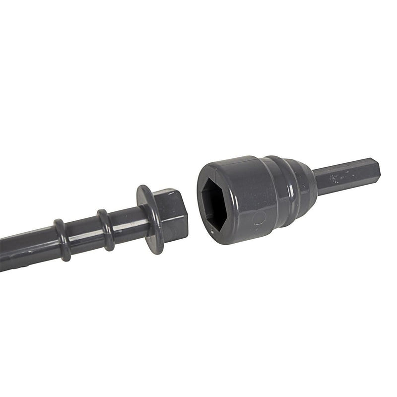 Bo-Camp Screw Pegs Set 8 Pieces Plastic Bo-Camp - UK Camping And Leisure