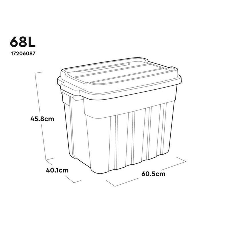 Keter Tuff Tote 68 litre Keter - UK Camping And Leisure