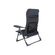 Crespo Beach Chair AP/205 Air Deluxe Grey Crespo - UK Camping And Leisure