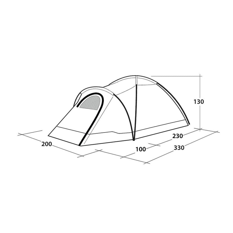 Outwell Cloud 3 Dome Tent 3 Berth Outwell - UK Camping And Leisure