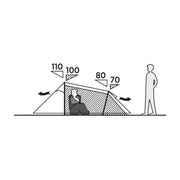 Easy Camp Hemsedal 2 Person Tunnel Tent 2 Berth Festival Camping - View 11