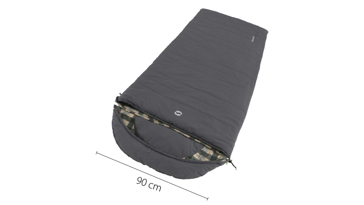 Outwell Camper Grey Single Sleeping Bag Outwell - UK Camping And Leisure