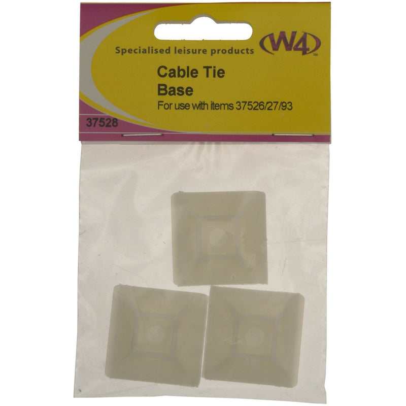 W4 Cable Tie Base (3) 37528 W4 - UK Camping And Leisure