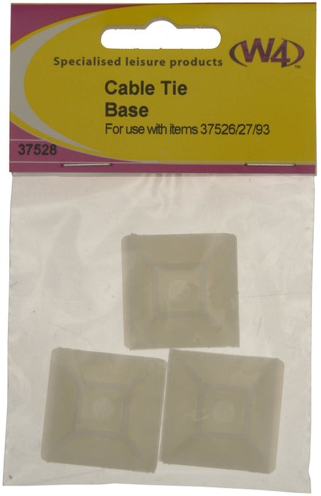 W4 Cable Tie Base (3) 37528 W4 - UK Camping And Leisure
