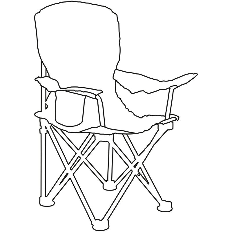 Childrens fun dinosaur folding chair 5203T Quest - UK Camping And Leisure